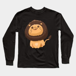 Cute Little Lion Long Sleeve T-Shirt